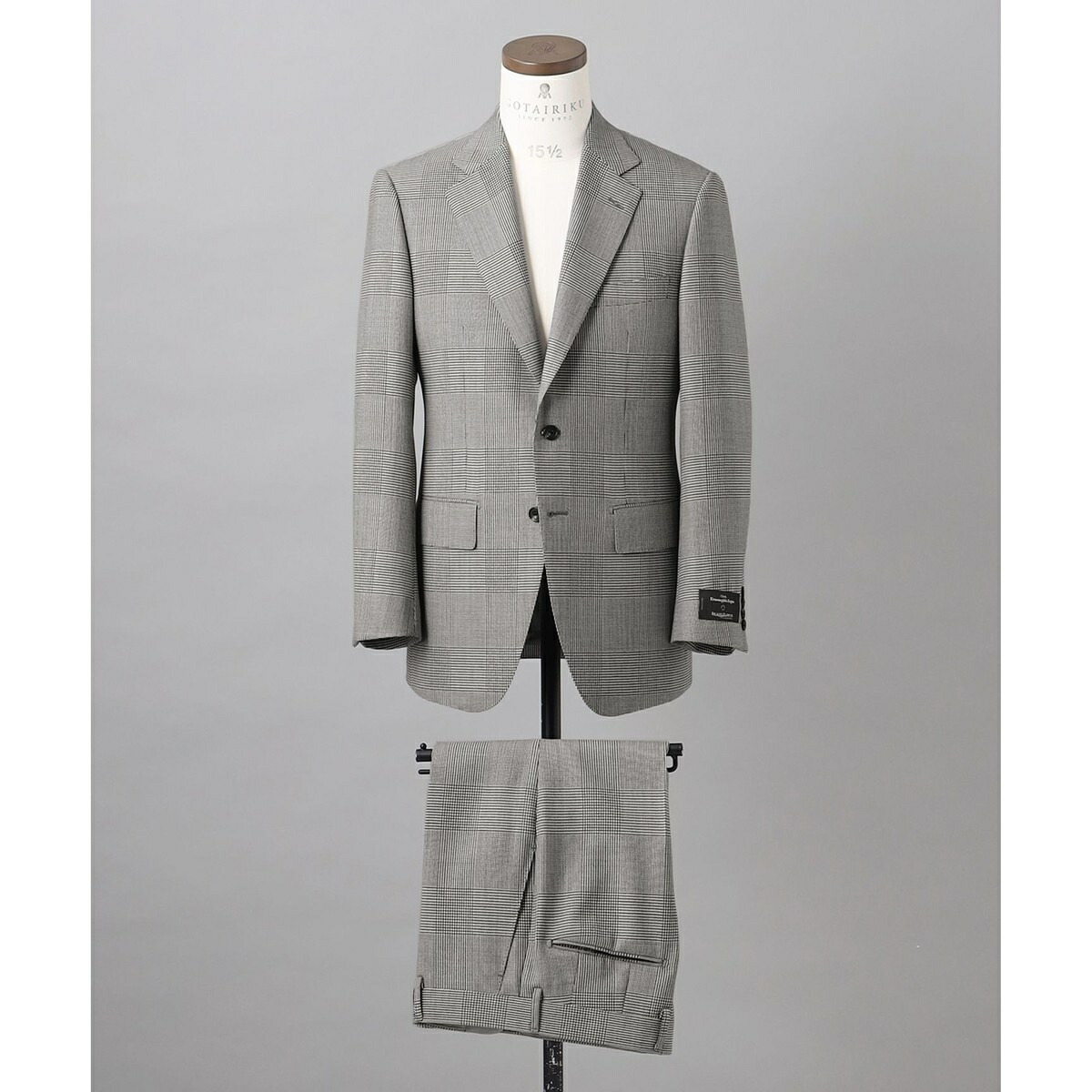【Ermenegildo Zegna】ISLAND FLEECE 背広／五大陸（gotairiku）