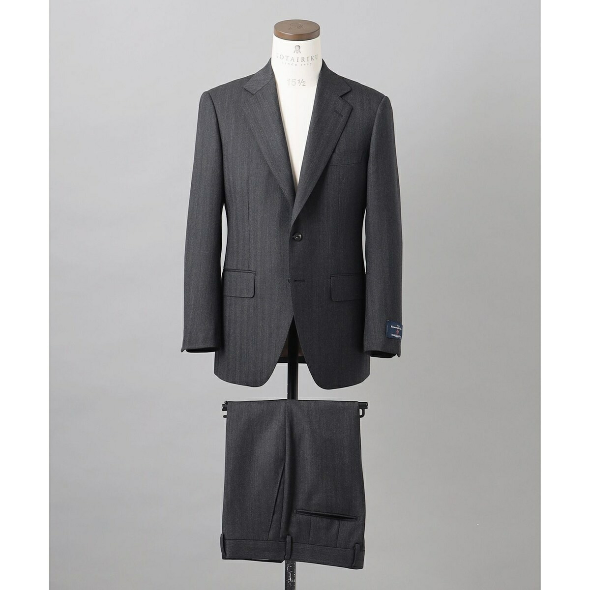 【Ermenegildo Zegna】ISLAND FLEECE スーツ／五大陸（gotairiku）