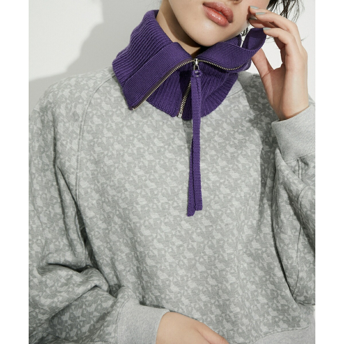 ジェーンスミスネックウォーマー DEUXIEME CLASSE - JANE SMITH ZIP NECK WARMER ジェーンスミス