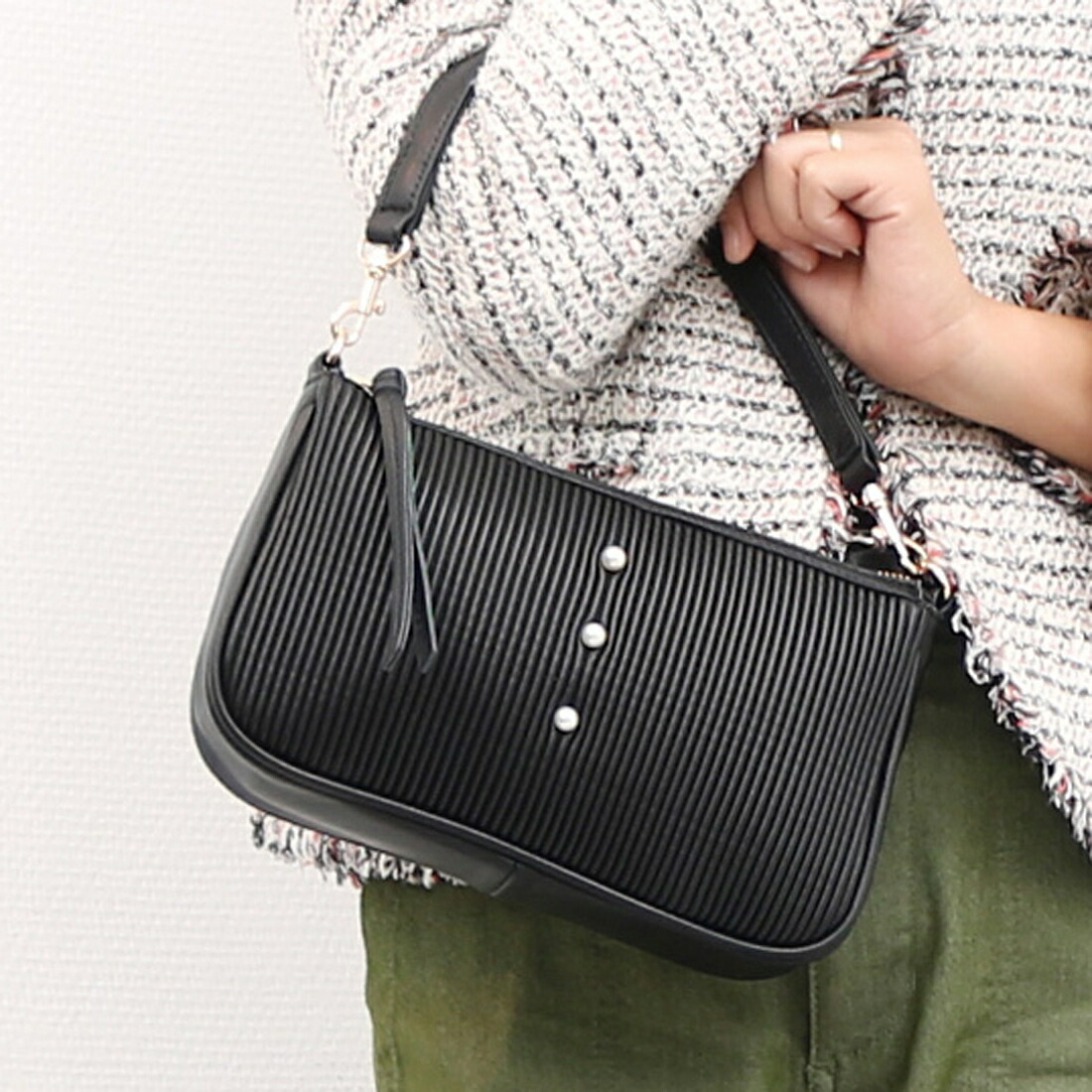 楽天市場】ペルケ perche VERYコラボ / リボンハンドル2WAYバケツ