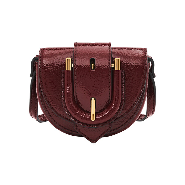 フォッシル 斜めがけバッグ レディース レザー レッド ZB1952631／フォッシル（FOSSIL）