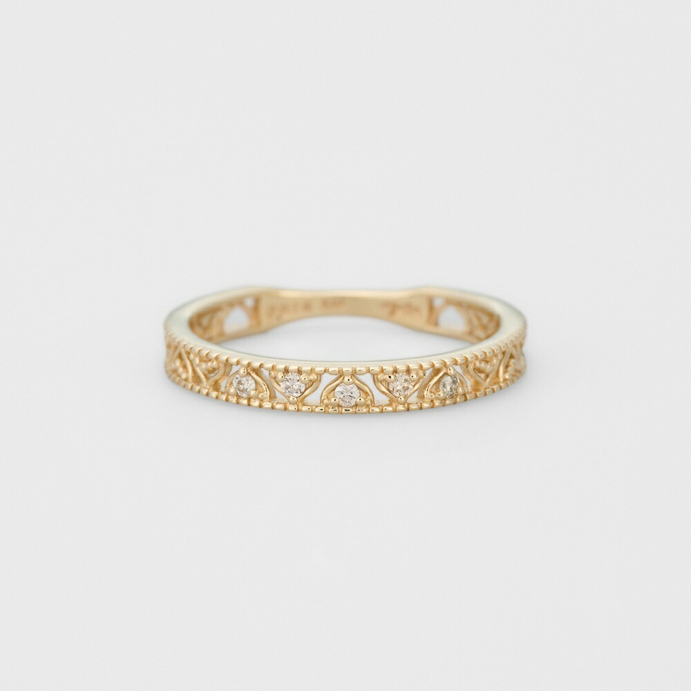 【agete】K10 ピンクゴールド ツイスト ピンキーリング 指輪 3号 agete】K10 ピンクゴールド ツイスト ピンキーリング 指輪 3号