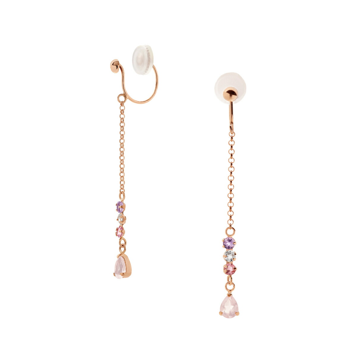 楽天市場】アウトレット移行 K10ピンクゴールド ベーシック イヤリング