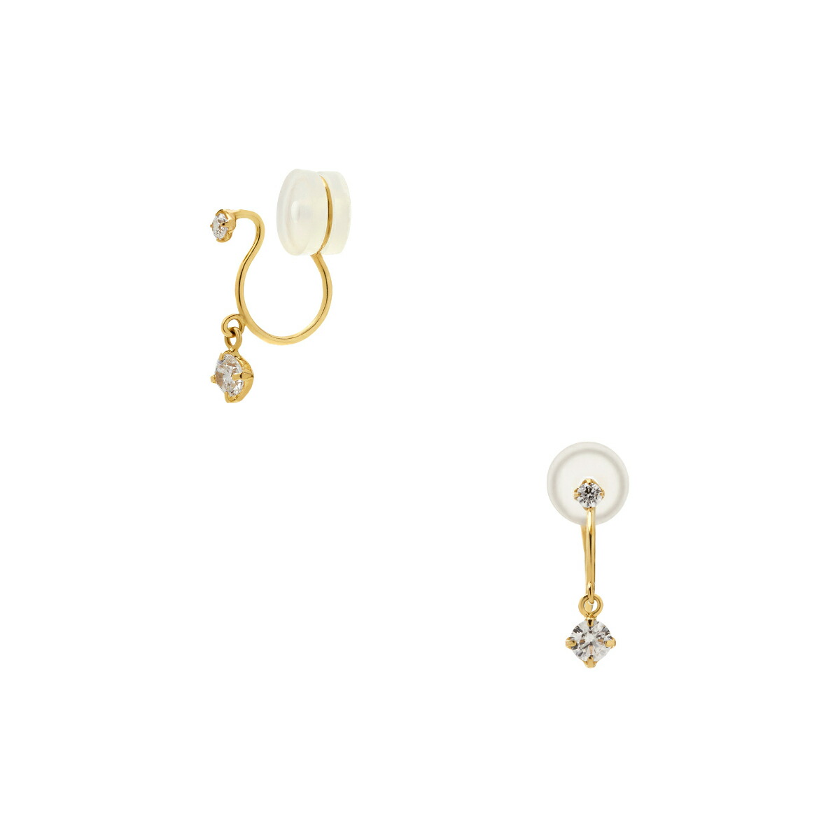 楽天市場】アウトレット移行 K10ピンクゴールド ベーシック イヤリング