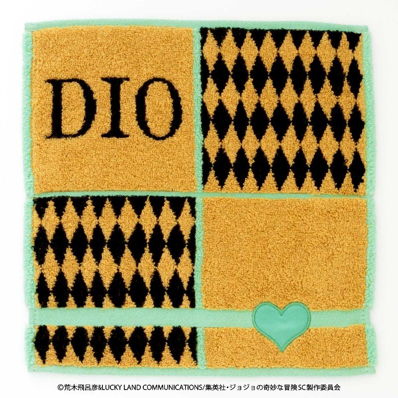 タオルハンカチ　DIO （ジョジョの奇妙な冒険　スターダストクルセイダース）／ブルーミング（BLOOMING）画像