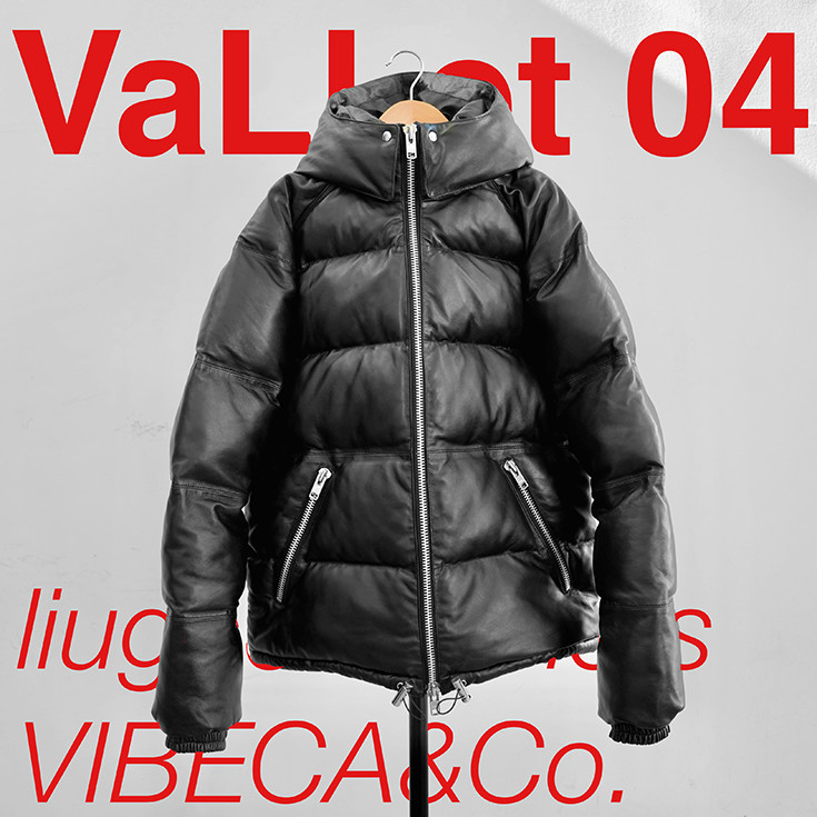 VaLLet 本革 中綿ジャケット メンズ ヴァレット VALLET04SH 中綿レザージャケット／リューグー（LIUGOO）