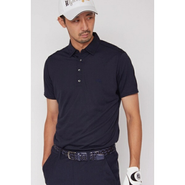 HIGH ST. GOLF∴WOOL天竺ポロシャツ ＜AdE＞／ハイストリートゴルフ（HIGH ST.GOLF）