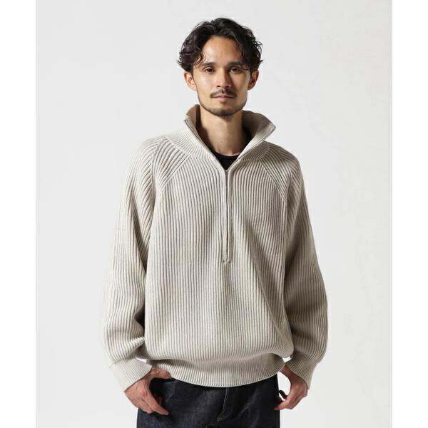 Toironier／トワロニエ／Half Zip Knit／ガーデン（GARDEN）