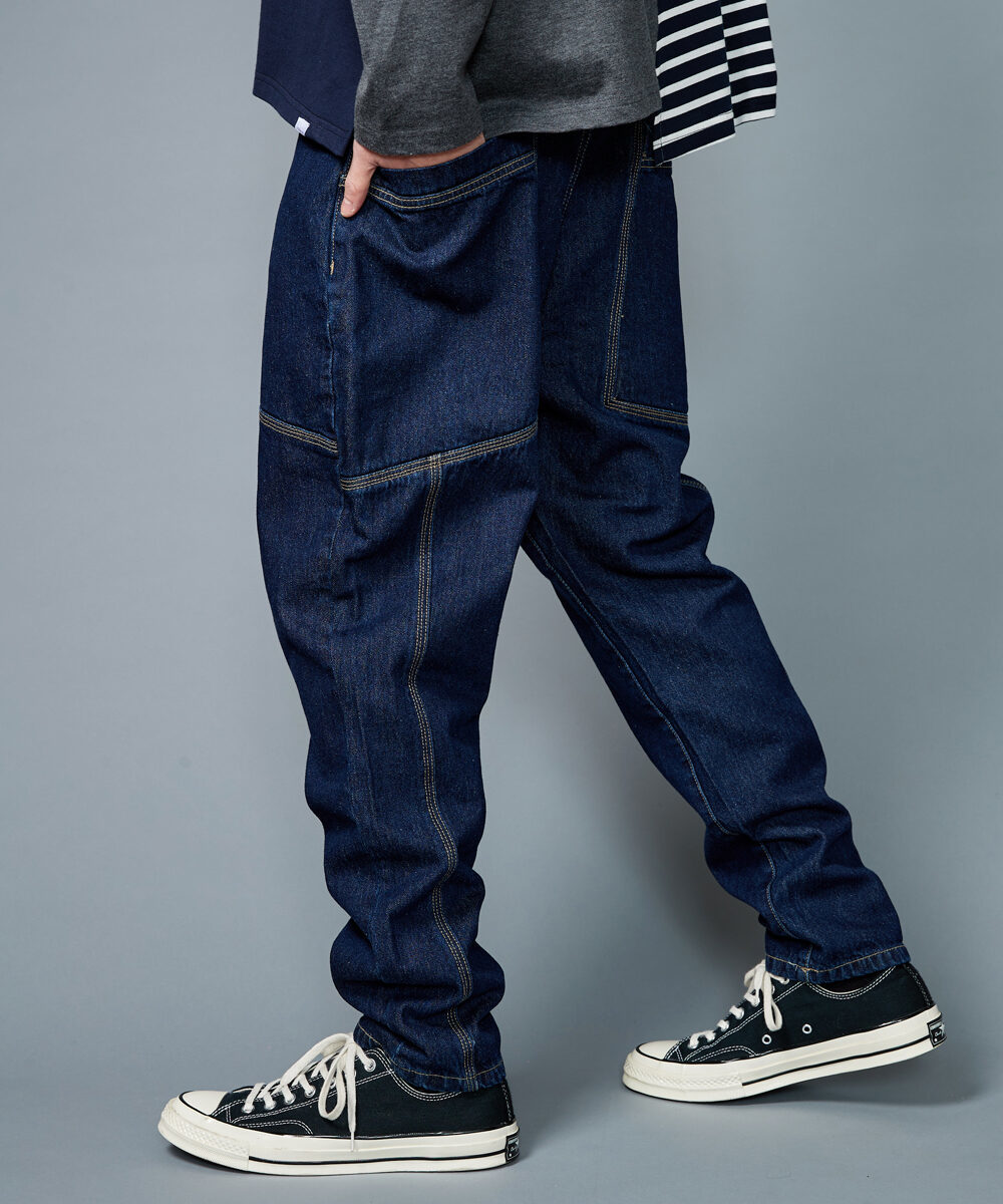 rehacer : Square Narrow Tapered Denim／レアセル（rehacer）