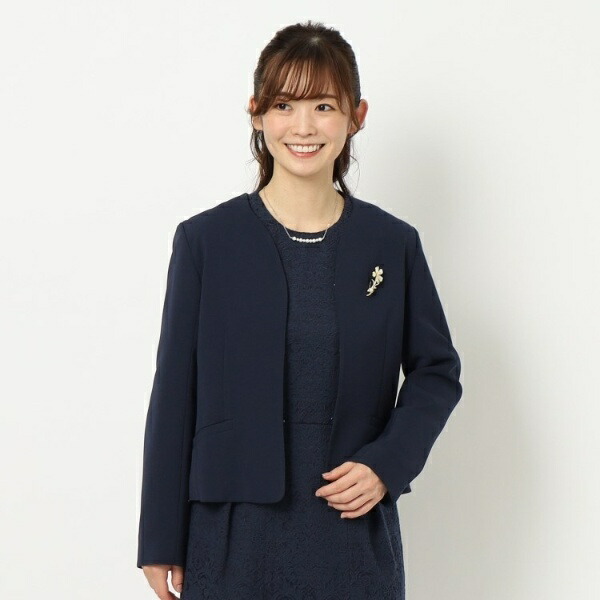 【セレモニー】ノーカラージャケット／ローラ アシュレイ（LAURA ASHLEY）｜丸井（マルイ）店