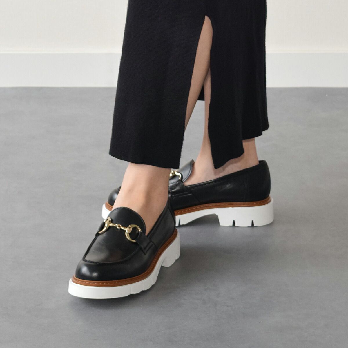 CORSO ROMA 9◆3.3cmヒール◆タンクソールビットローファー／コルソローマ（CORSO ROMA 9）