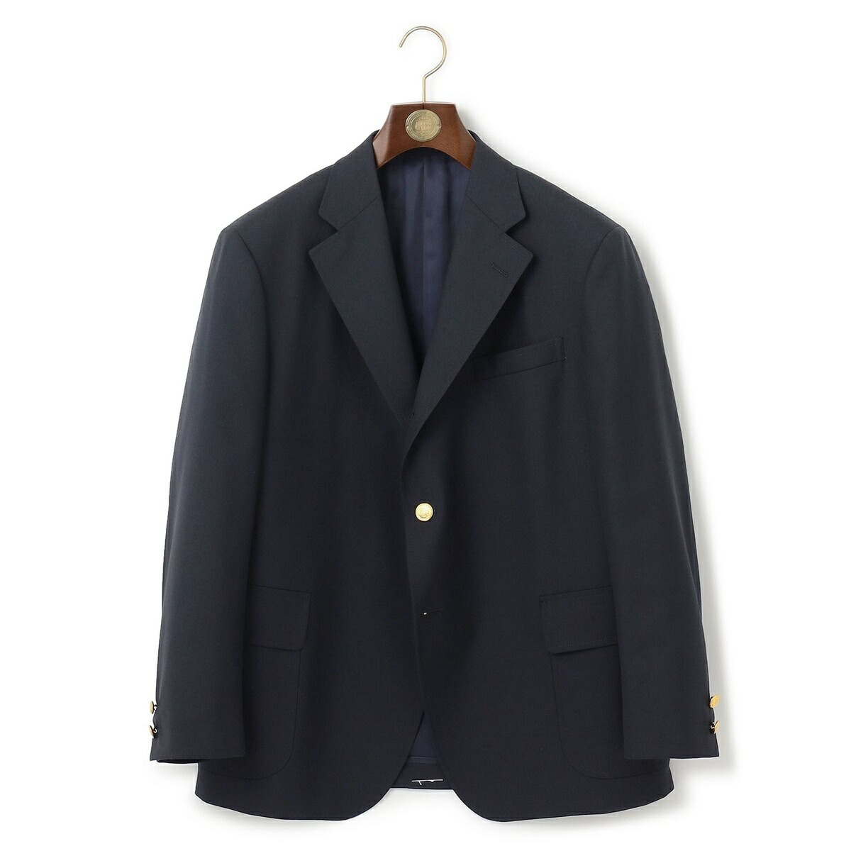 美品 J.PRESS PEPPIN MERINO 金ボタン 紺ブレザー 定番】ペピンメリノサキソニー 紺ブレザー / 総裏地(504929371