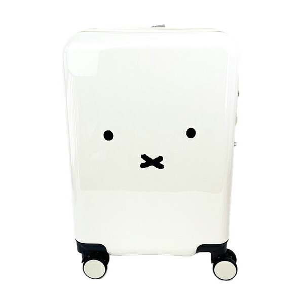 ミッフィー miffy スーツケース キャリーケース 53L フェイスホワイト☆★／パーフェクト・ワールド・トーキョー（Perfect World Tokyo）