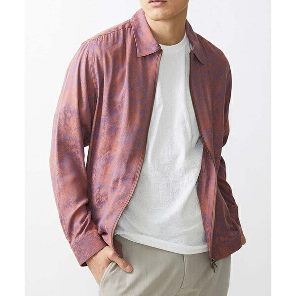 ボタニカル柄シャツブルゾン/ミッシェルクランオム(MICHEL KLEIN HOMME)|丸井(マルイ)店