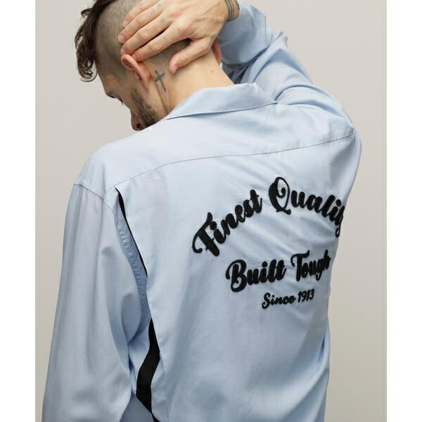 Schott BOWLING SHIRT ショット ボーリングシャツ　刺繍　美品 楽天市場】Schott チェーン刺繍ボーリングシャツBOWLING SHIRT
