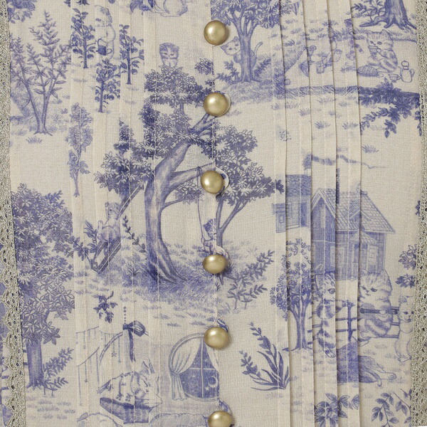 【22fabric】キャットガーデンワンピース 22fabric】キャットガーデンワンピース／ジョリープッペ（Jolly Poupee）
