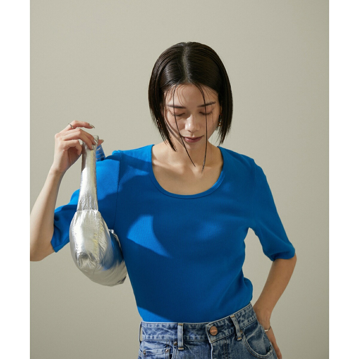 KINANファームリーリブTシャツ/サロン アダム エ ロペ(SALON adam et rope' )