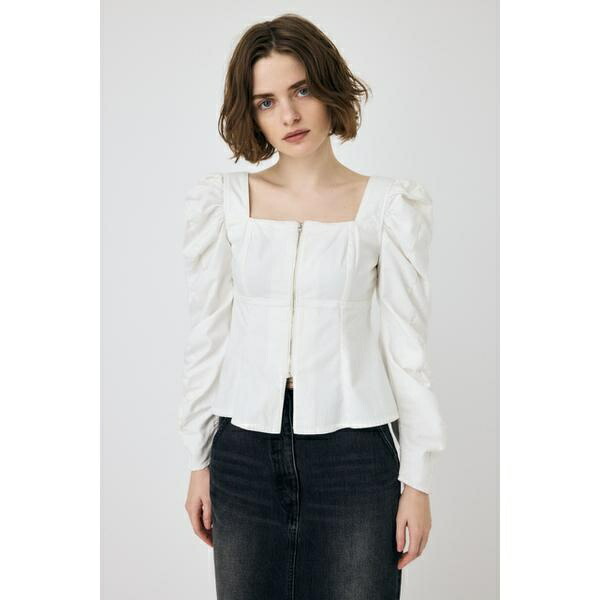 moussy EYELET CAPSLEEVE ブラウス セール】EYELET CAPSLEEVE ブラウス（シャツ/ブラウス）｜MOUSSY