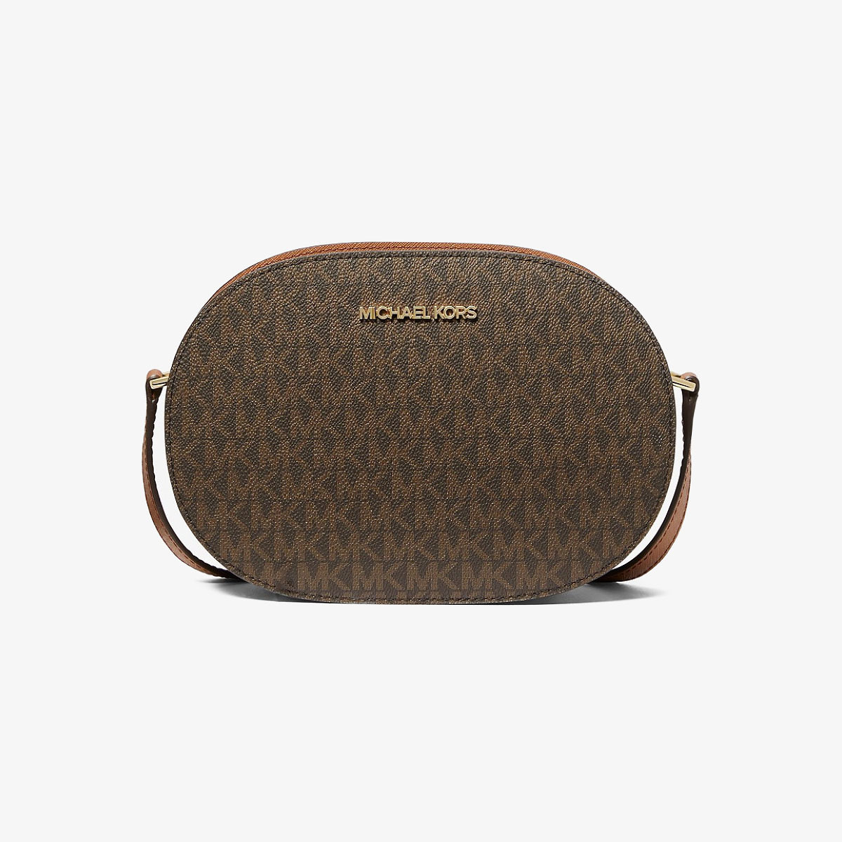 JET SET TRAVEL オーバル クロスボディ ミディアム - MKシグネチャー／マイケル・コース（Michael Kors）｜丸井（マルイ）店