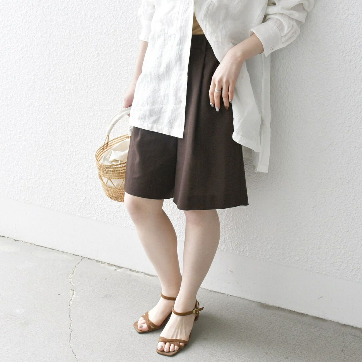 楽天市場】SHIPS any: センター ピンタックライン ハーフパンツ