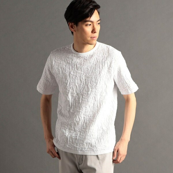 リンクスボタニカル 半袖ニットTシャツ／ムッシュニコル（MONSIEUR NICOLE）