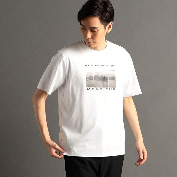 Landscape Graphic 半袖Tシャツ／ムッシュニコル（MONSIEUR NICOLE）