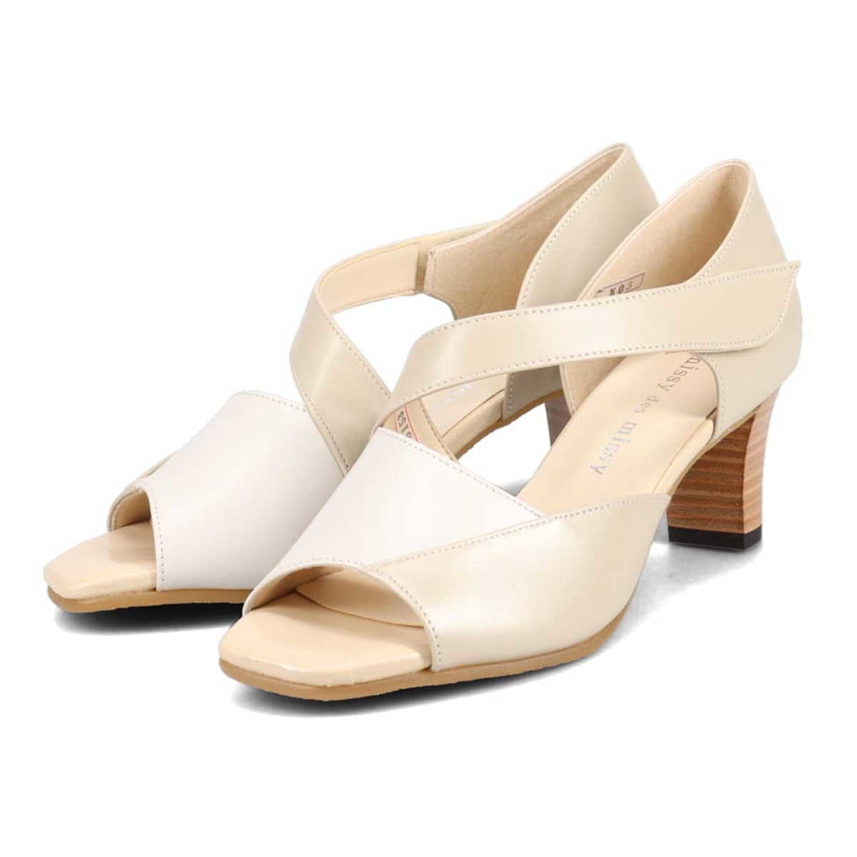missy des missy 定番人気の斜めベルトが美しいセパレーツサンダルのNEWデザイン／ミッシー デ ミッシー（missy des missy）
