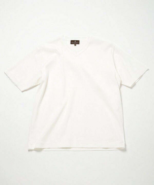 60/2マーセライズジャージVネックTEE／メンズビギ（MEN'S BIGI）