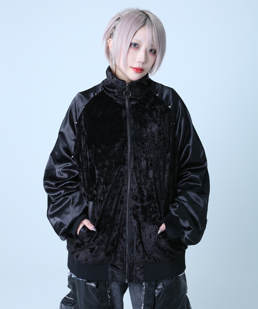 楽天市場】ハフ HUF スカジャン リバーシブルジャケット ボンバー