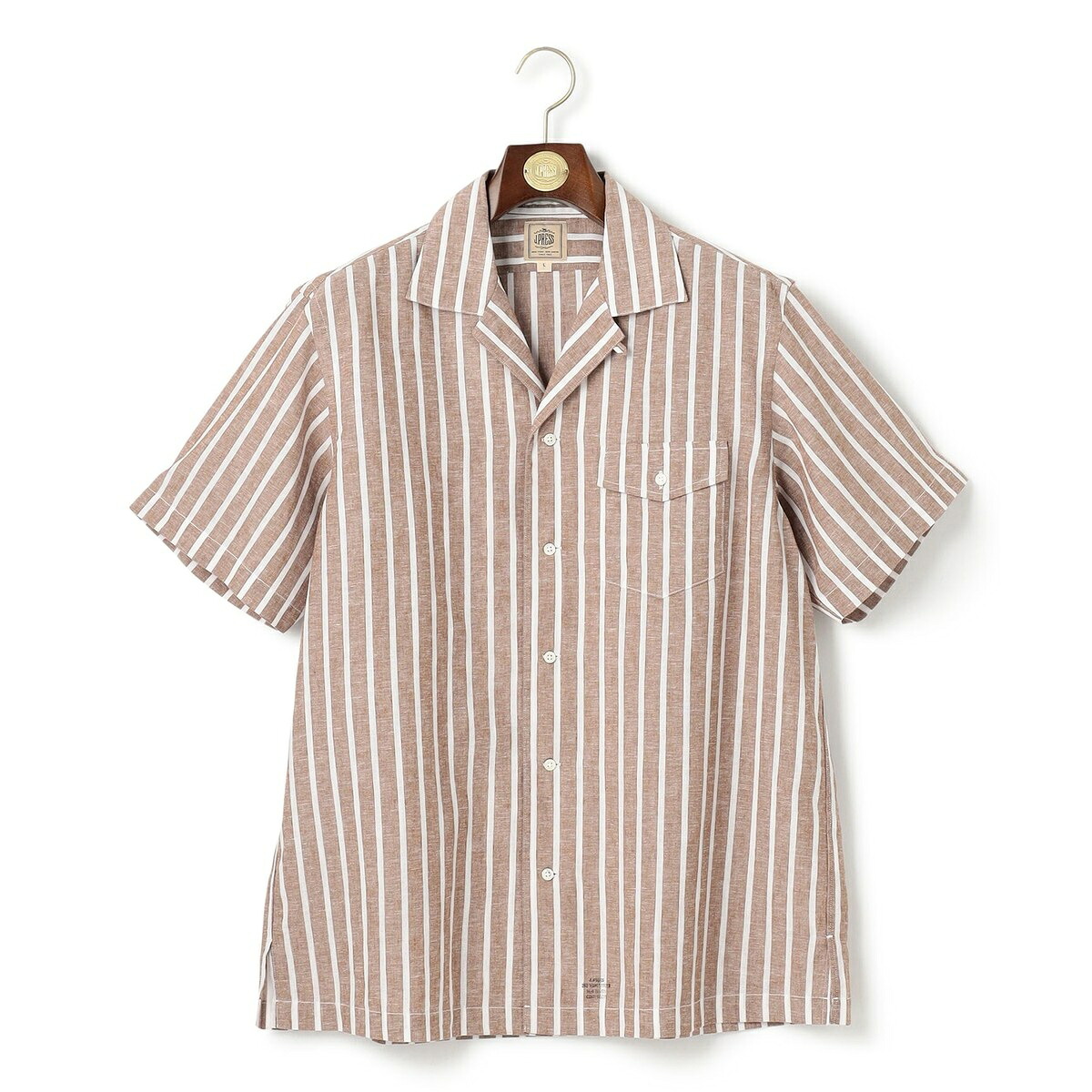 【HYBRID LINEN】オープンカラーシャツ／Ｊプレス（J.PRESS）