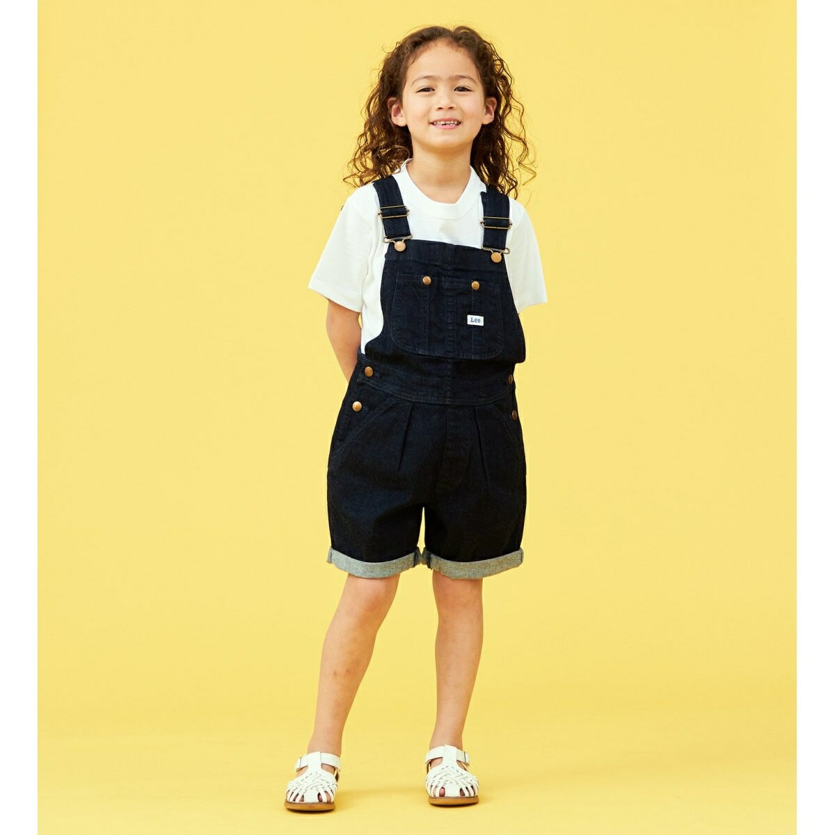 新品　Lee　SMILEY　限定　サロペット　XS　ニコちゃん 新品LeeSMILEY限定サロペットXSニコちゃん