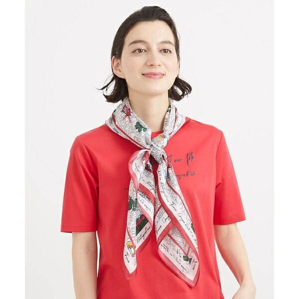 楽天市場】La Maison de Lyllis／大判三角スカーフ／ナノユニバース