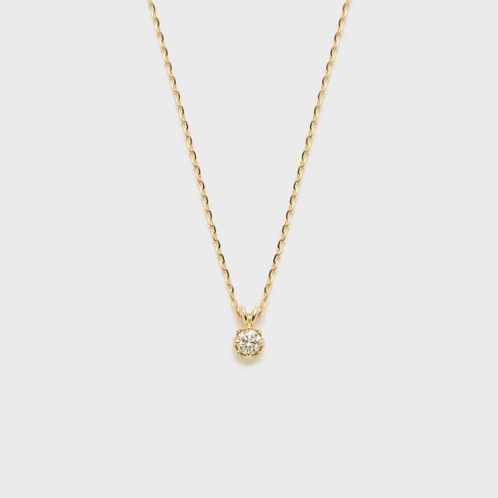 K18ダイヤモンドネックレス（0.05ct）／ノジェス（NOJESS）