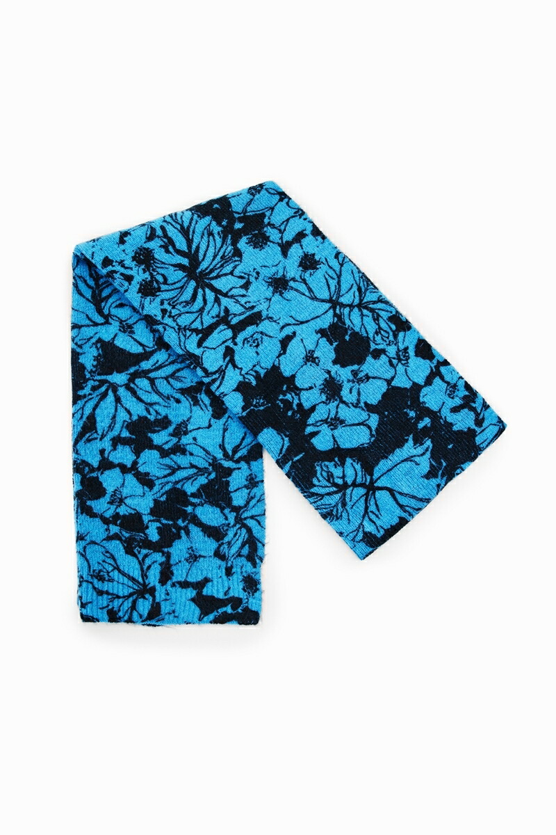 DUOTONE FLOWER ロングスカーフ／デシグアル（Desigual）
