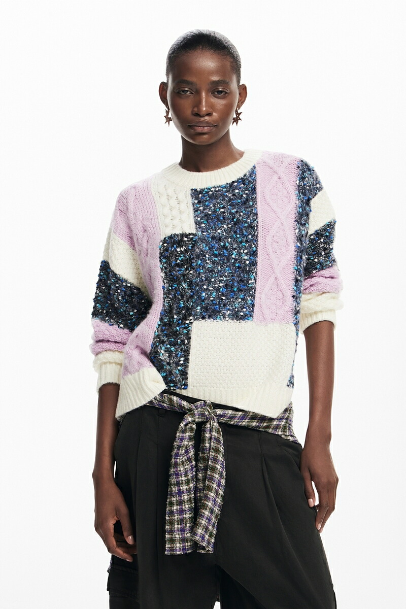 EDMONTON ヘビーゲージプルオーバー／デシグアル（Desigual）
