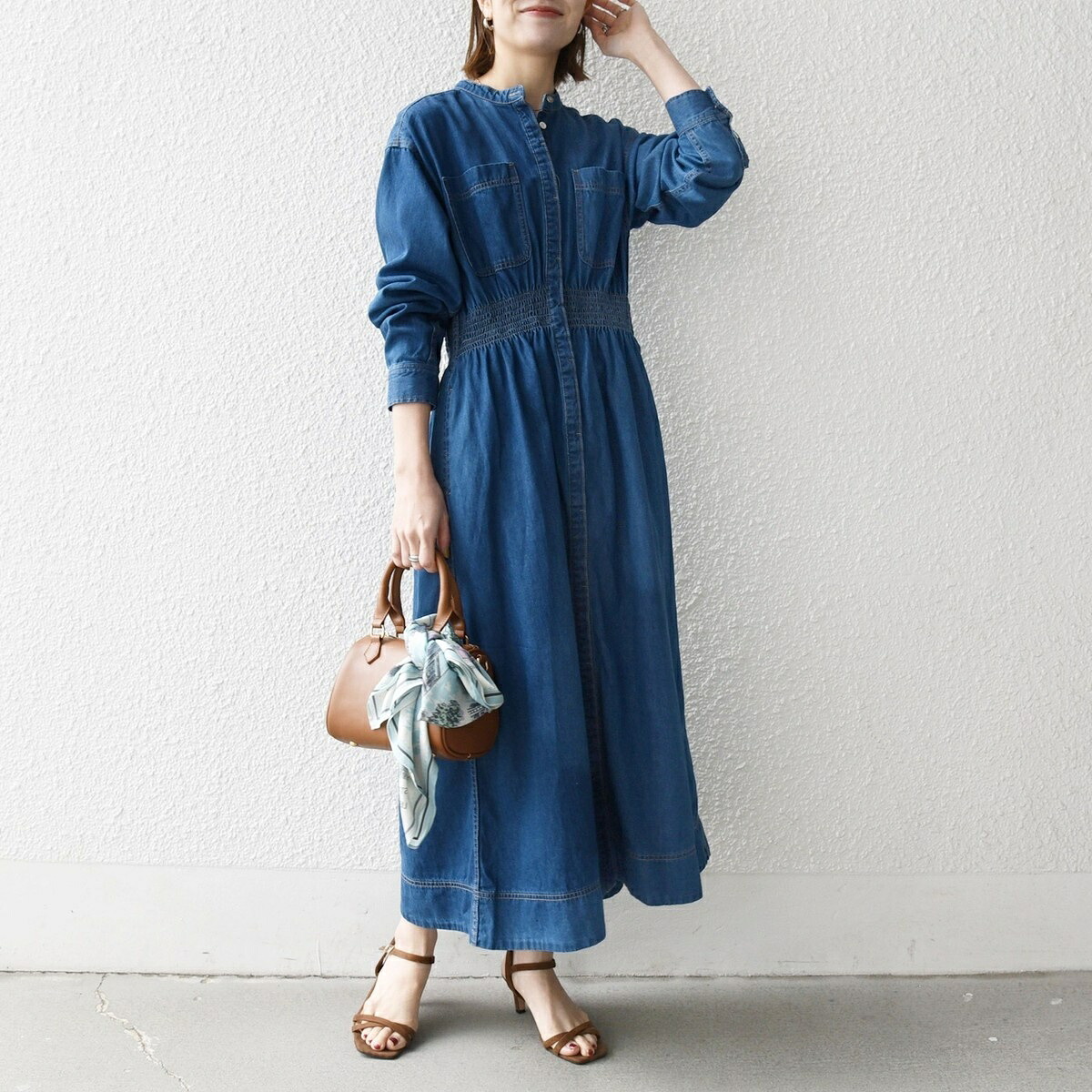 SHIPS any: シャーリング ジーンズ 衣嚢 衣装 ［SHIPS any DENIM］／シップス エニィ（SHIPS any）