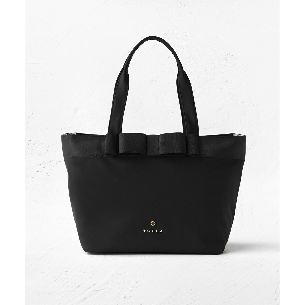 【A4大いさ相応う】RIBBON BRICK A4TOTE トートバッグ／トッカ（TOCCA）