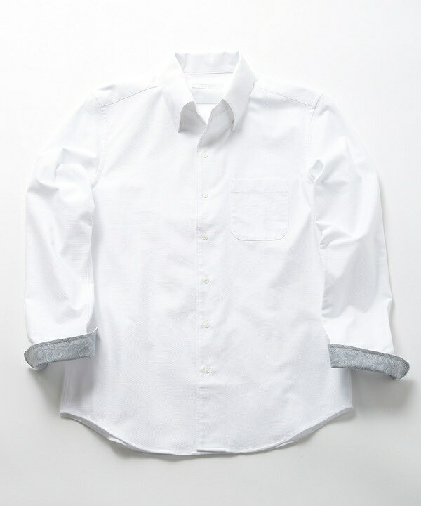 【ACTIVE TAILOR】COOLMAX絡み織ドレスシャツ／メンズビギ（MEN'S BIGI）