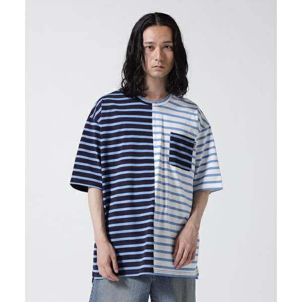 CMF OUTDOOR GARMENT／シーエムエフ アウトドアガーメント 別注BORDER TEE／ビーバー（BEAVER）