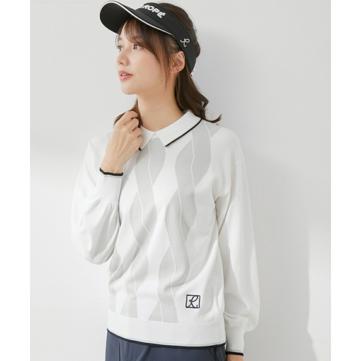 楽天市場】ロゴ使いパフスリーブ長袖プルオーバー／ジュン＆ロぺ