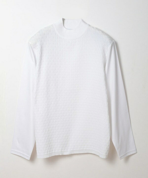 ニットコンビモックネックカットソー／メンズビギ（MEN'S BIGI）