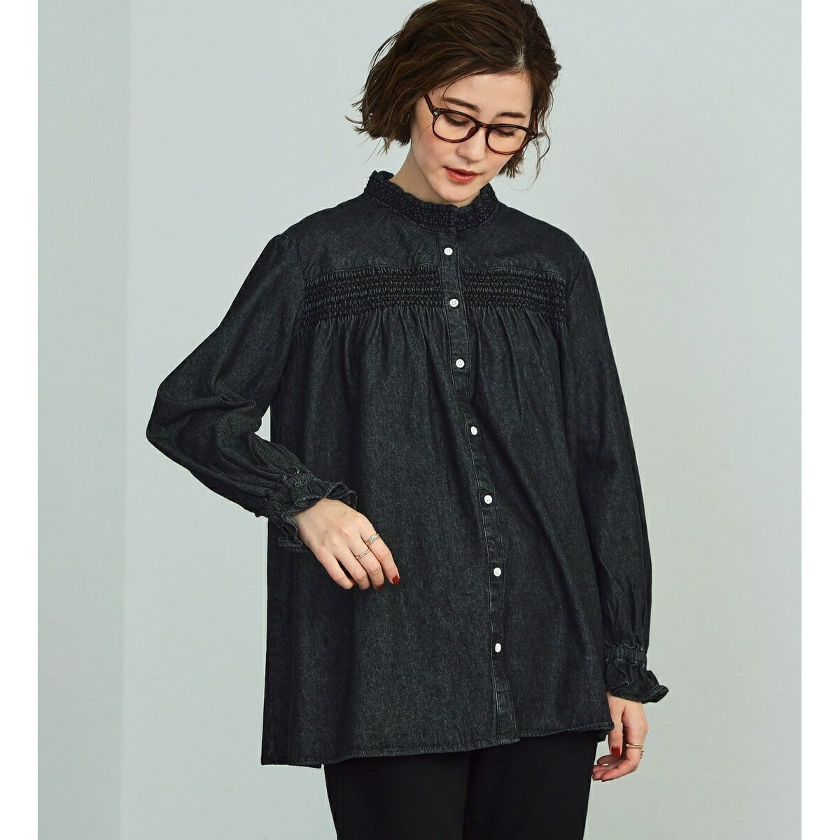 売れ筋商品|||サムス サムス シャツ レディース トップス MINA SHIRT - Button-down blouse - black Mina ss shirt 14028 Black | Samsøe Samsøe®