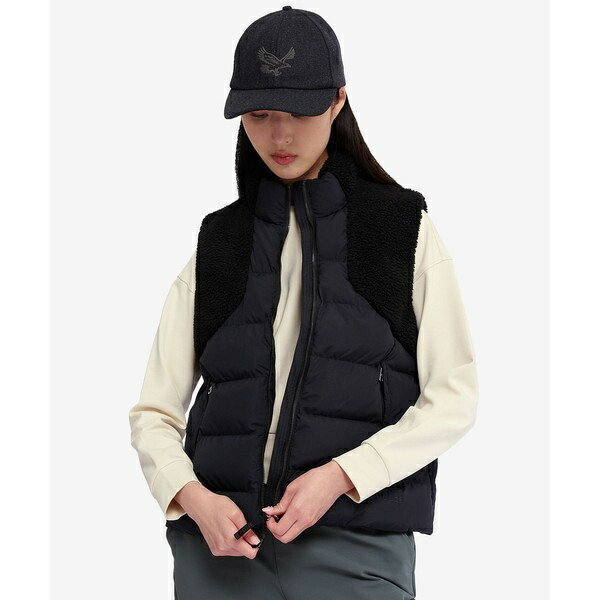 DUPONT SORONA中綿 シェルパフリース ボア切替え インサレーション ダブルジップダウンベ／エーグル（AIGLE）