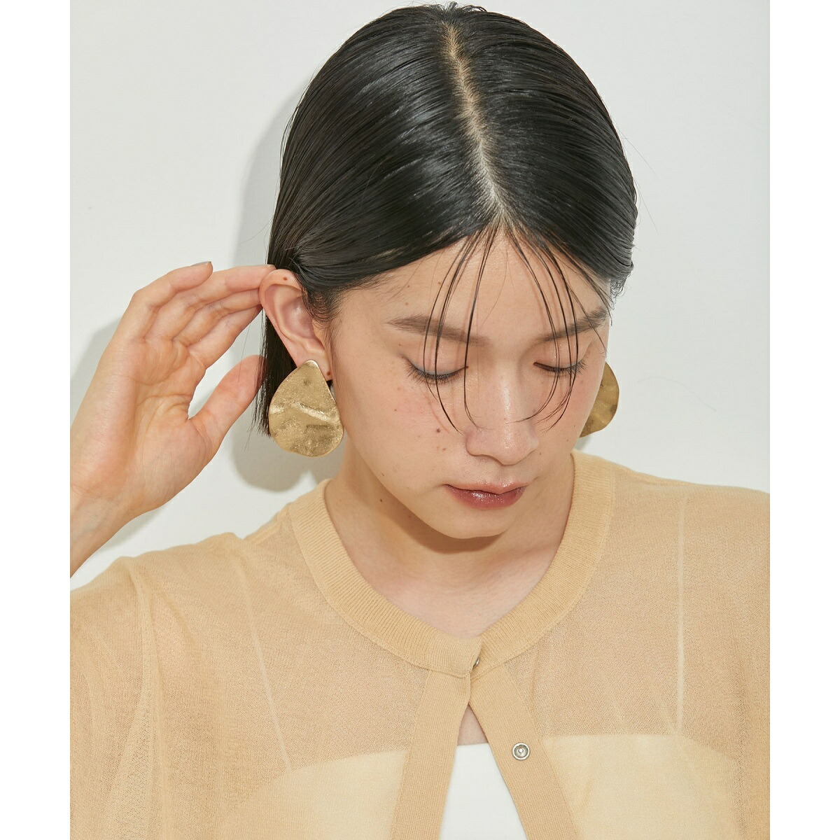 Curved plate pierce/アダムエロペ(ADAM ET ROPE')|丸井(マルイ)店