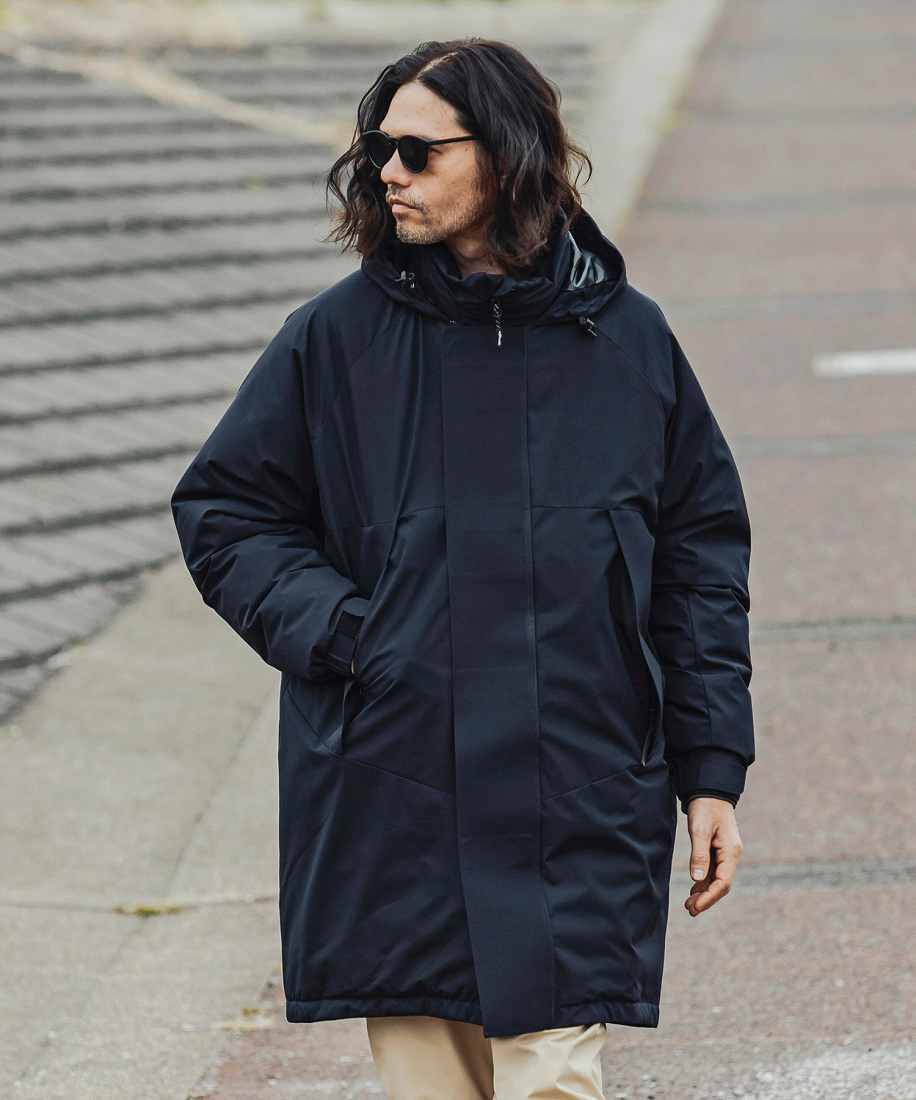 +phenix L-7 DOWN COAT 落ちこむ厚地の外套 気流ストッパー／つけ加えるアリゾナ州の州都（plus phenix）
