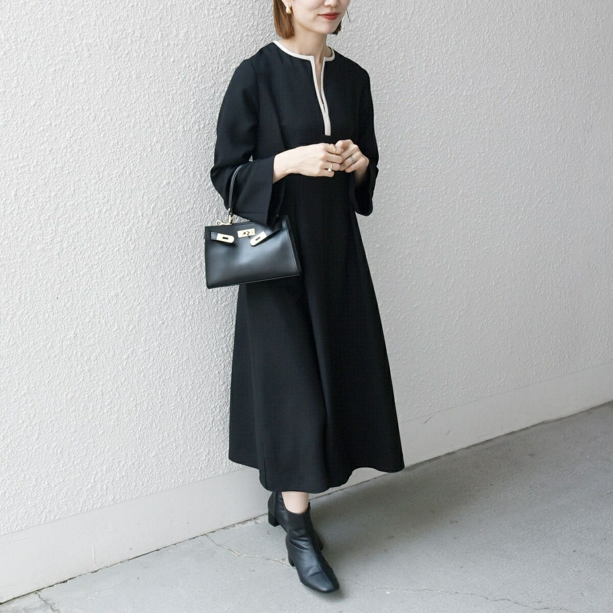 SHIPS any: ダブルはりつけ台 酉の方角 タック A伝達ルート 衣裳 ［NAVY BLUE］／シップス エニィ（SHIPS any）
