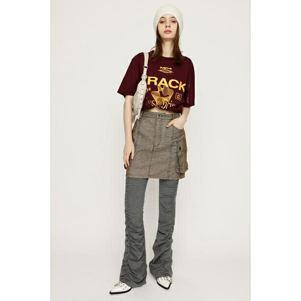 GATHER FLARE CUT パンツ／スライ（SLY）