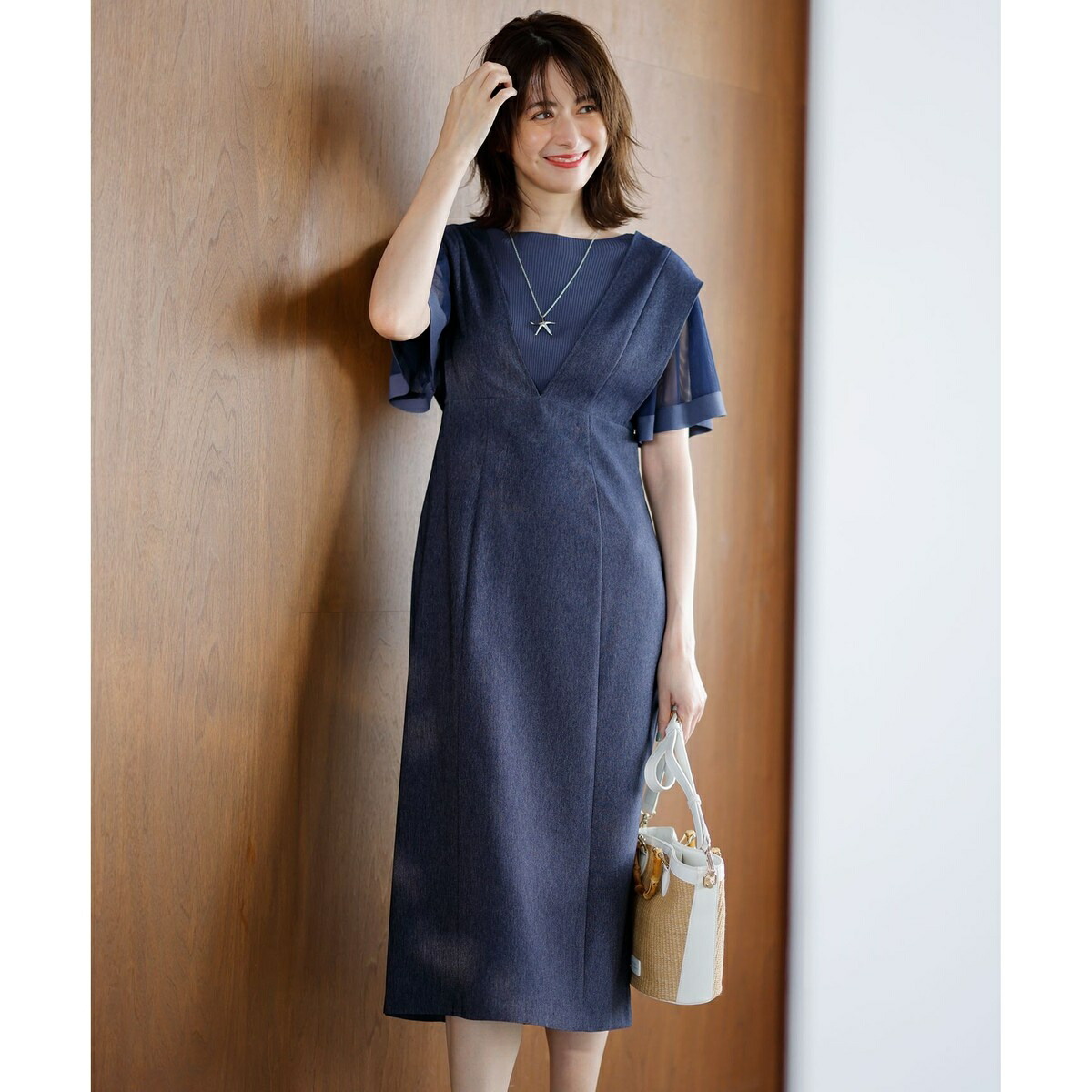 楽天市場】【洗える】タイト ジャンパースカート／エニィスィス（ANY