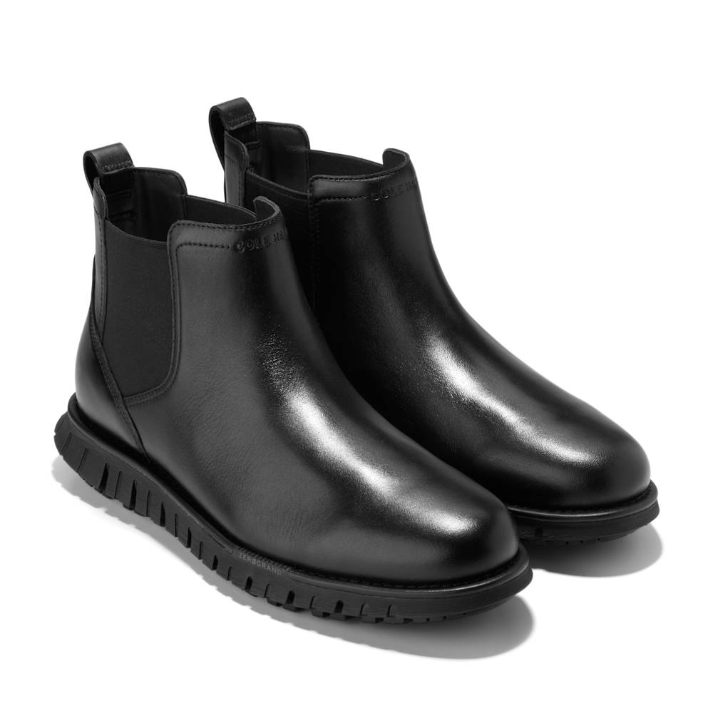 楽天市場】COLE HAAN ZEROGRAND CHELSEA WP WP BLACK LEATHER/B c30163
