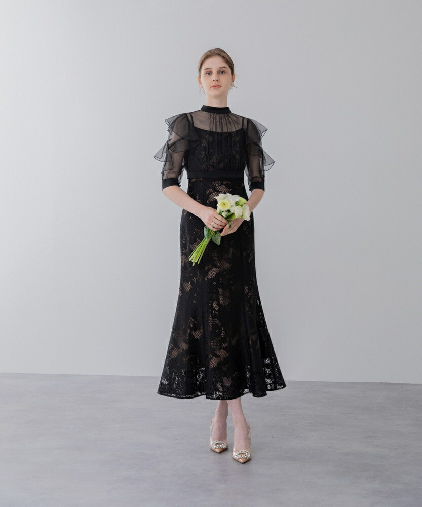 楽天市場】【LEJA】ドット柄ボレロマーメイドワンピースセットアップ